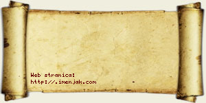 Isak Ralovac vizit kartica